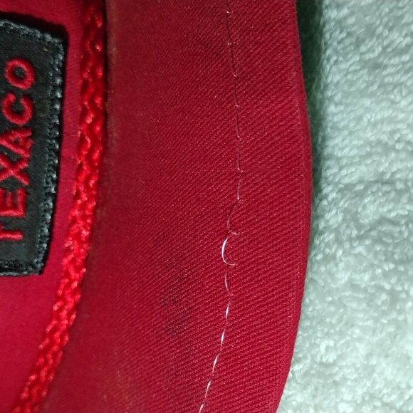 Vintage Trucker Hat:  RED TEXACO VINTAGE HAT - Picture 10 of 10